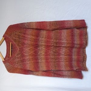 Prana sweater tunic Red Orange medium